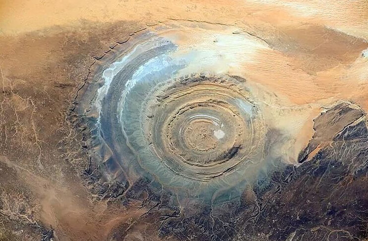 Eye of the Sahara, Mauritania