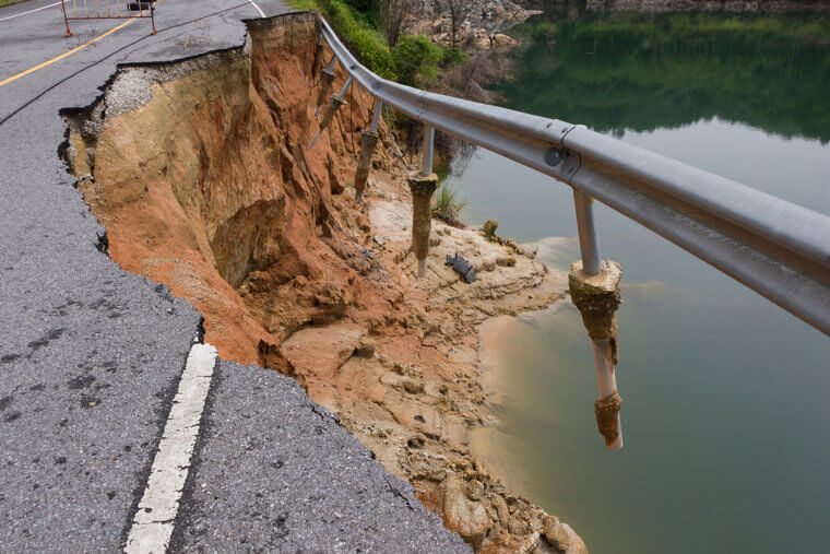 We Hope No One Was on the Road During This Landslide in Taiwan