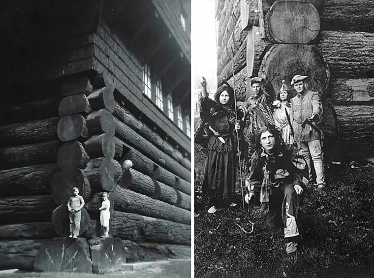 The World's Largest Log Cabin Was in Portland, Oregon